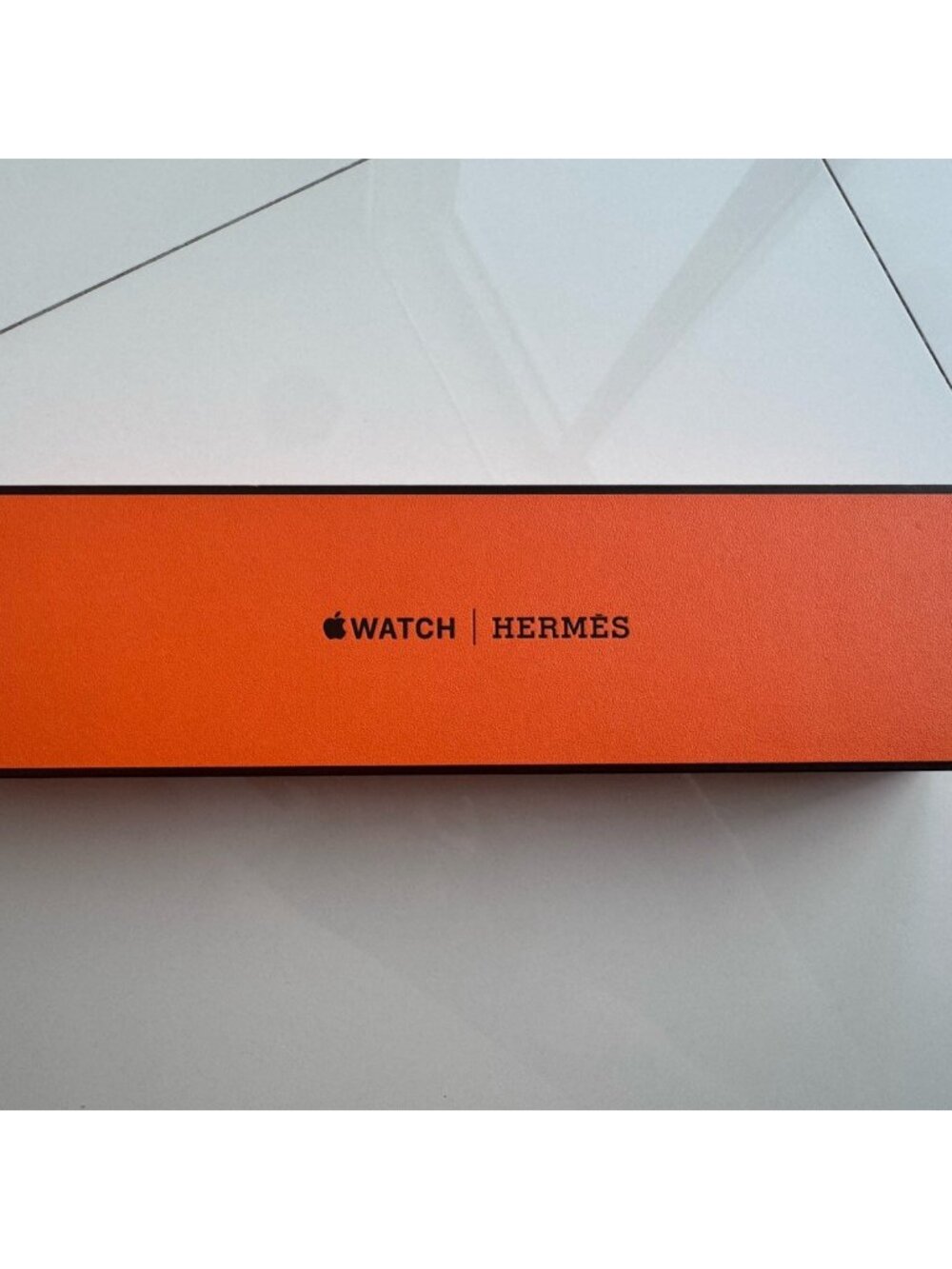 The Apple Watch Series 9 Hermès Space Black Stainless Steel Case (45mm)open Box